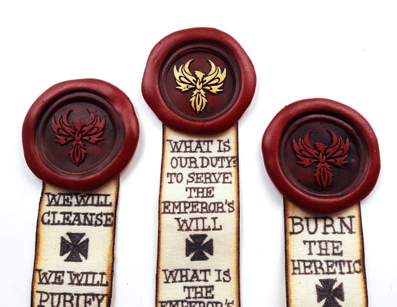 Purity Seal - PHOENIX - Real Size, Brooch Pin Back, Mark of Faith