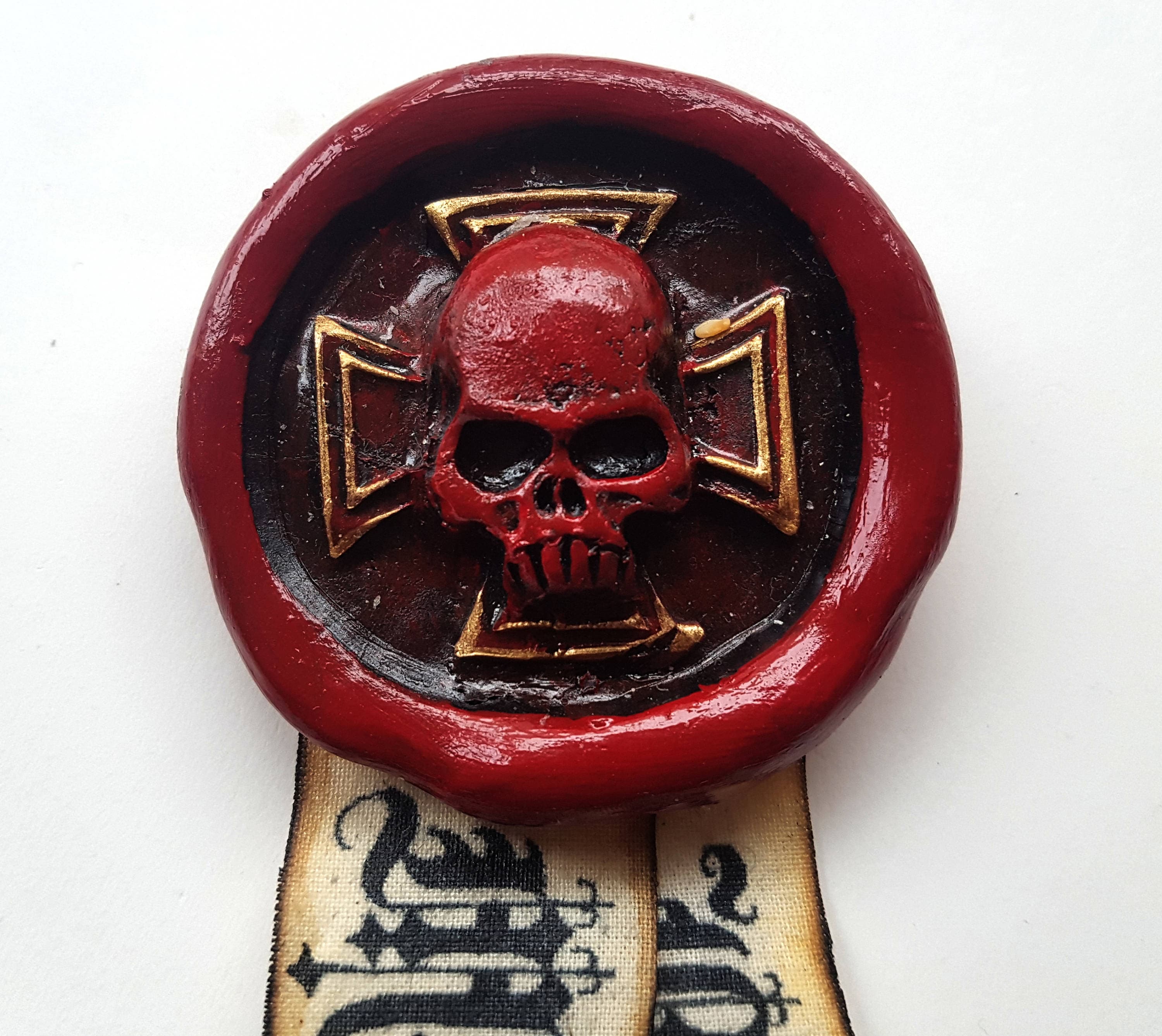 Deluxe EMPIRE Purity Seal - Real Size, Brooch Pin Back, Mark of