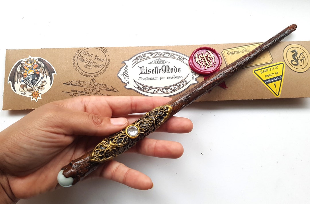 Sorcerer's Wand Potter Inspired Wizard Wand With Wrapping - Etsy