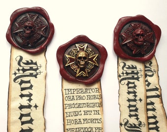 Laurel Wreath Purity Seal - Real Size, Brooch Pin Back, Mark of Faith