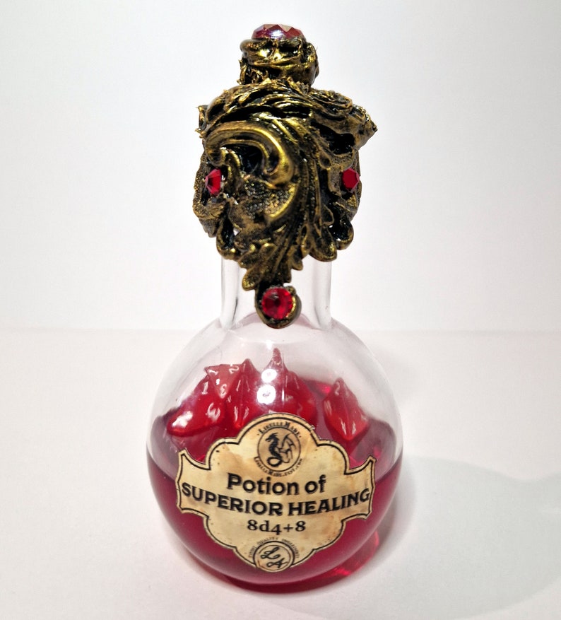Dnd 5E Healing Potion Superior Healing Potion With LED Light Etsy