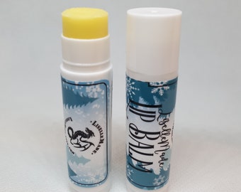 Peppermint Lip Balm - Chapstick, Natural Oils and Butters, Peppermint Scented, Shea Butter, Beeswax, Jojoba Oil, Vitamin E