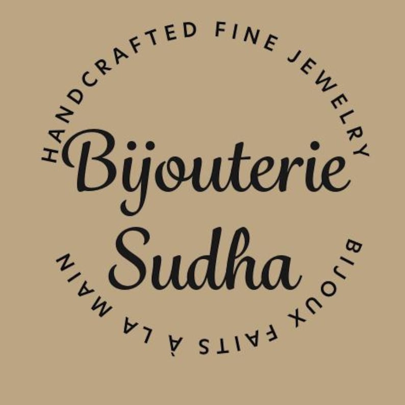 My Shop Logo - Bijouterie Sudha - Handcrafted Fine Jewelry.