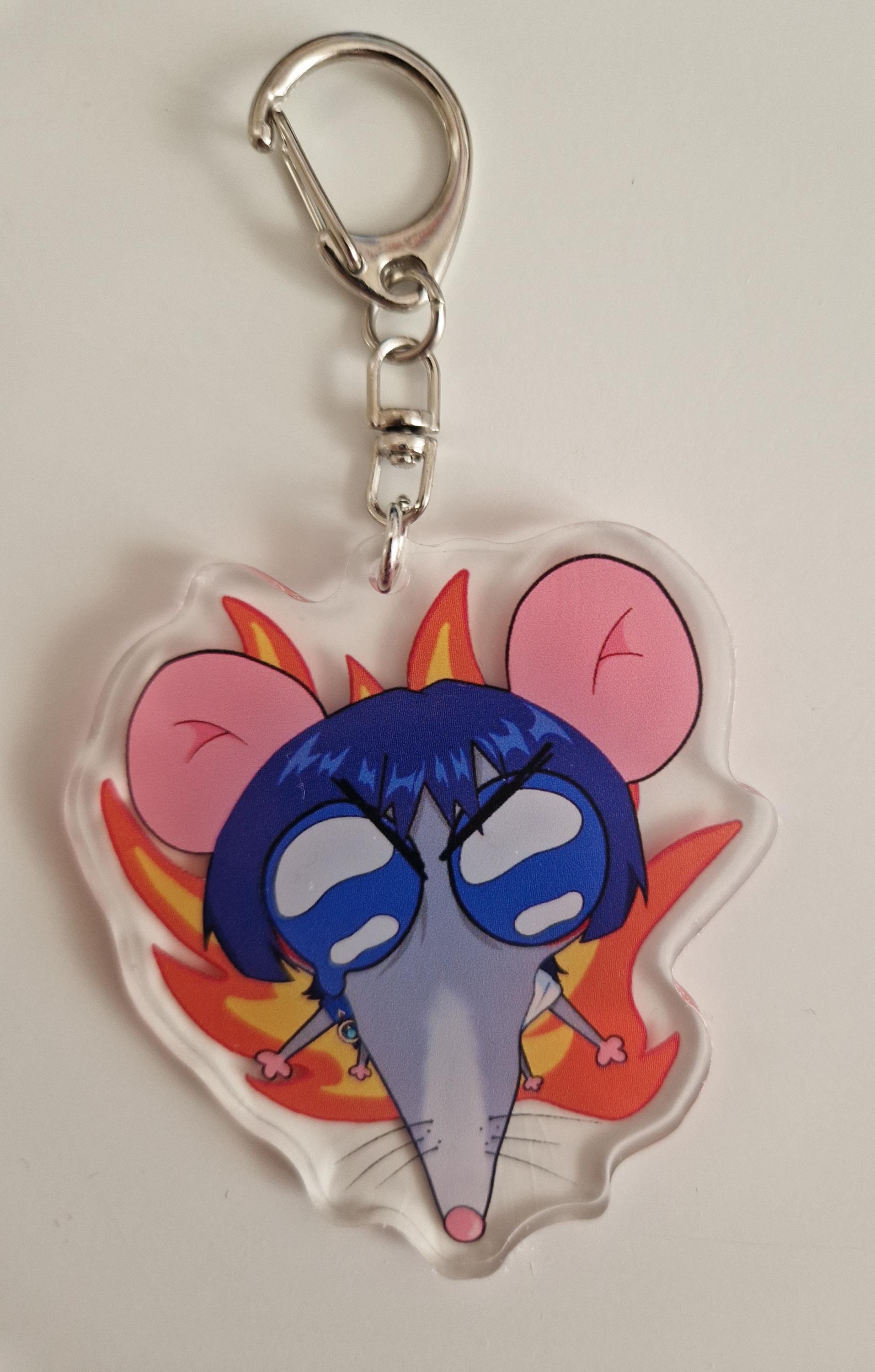 Genshin Wanderer Rat Keychain