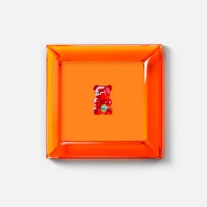Label This – Gummy Bear Art Print, Red Candy Pop Art, Digital Download, Quirky Modern Wall Decor, Bold Minimalist Aesthetic