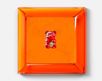 Red Gummy Bear Art Print – Playful Pop Art Wall Decor (Digital Download)