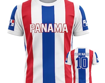 Personalized Panama Soccer Jersey, Custom Name & Number, Unisex Fan Shirt