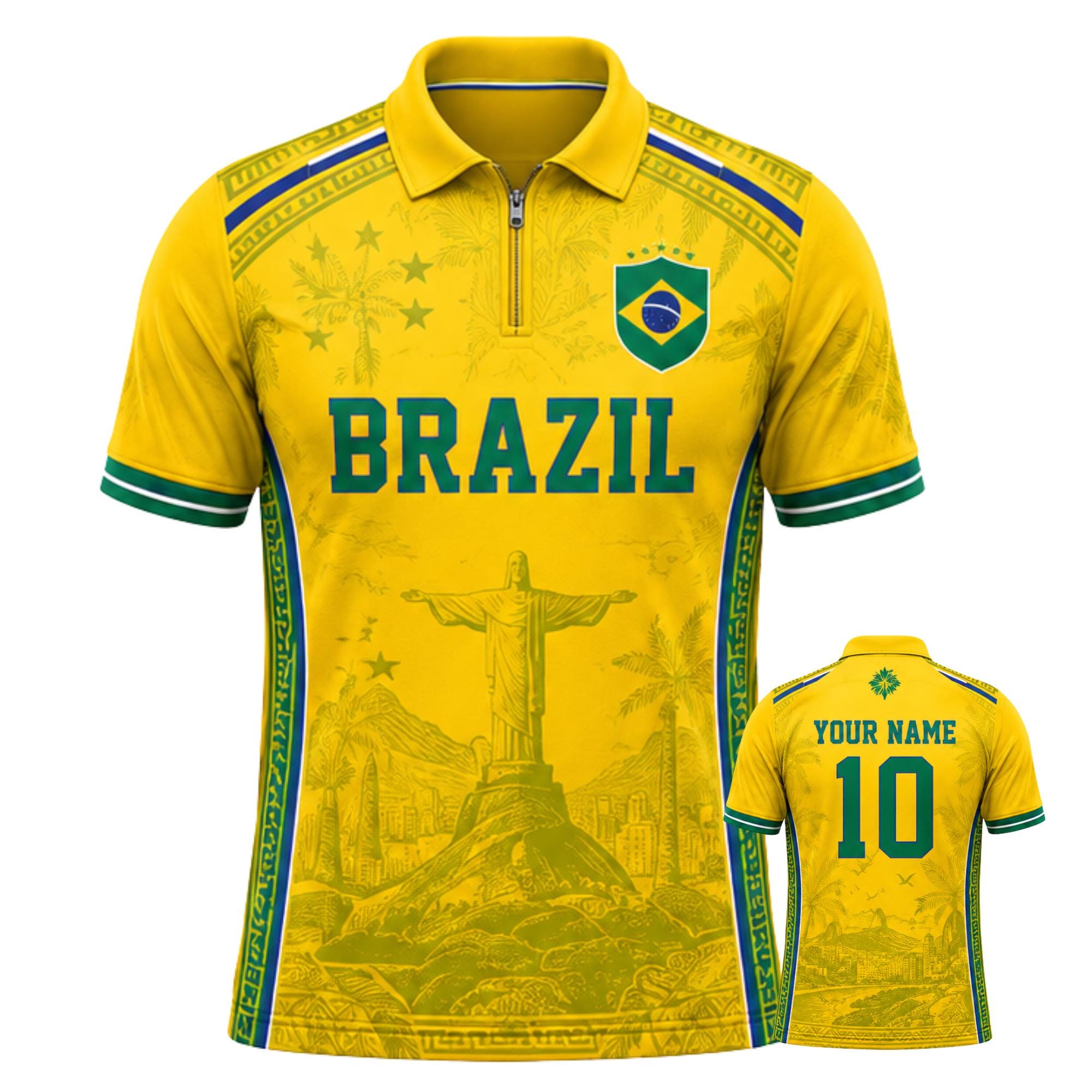 Yellow Brazil Polo - Etsy