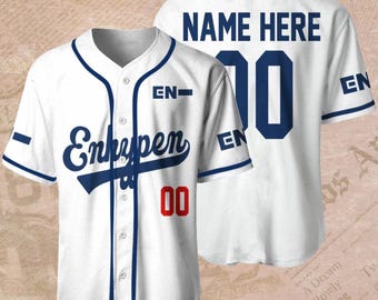 ENHYPEN ベースボールユニフォーム　JAY ENHYPEN-Jay-Merch-V-Neck-