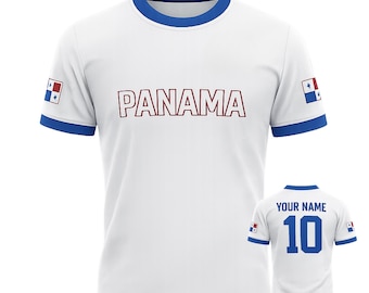 Personalized Panama Soccer Jersey, Custom Name & Number