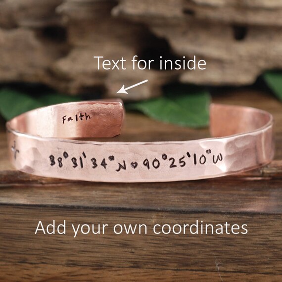 Coordinate cuff bracelet online