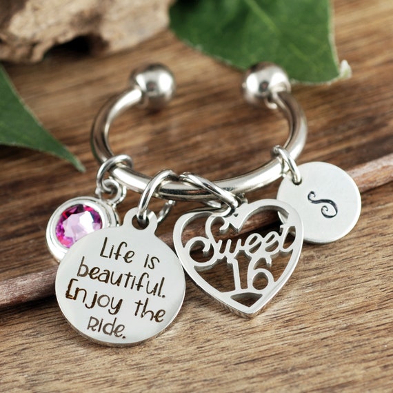 Life Is Beautiful Enjoy The Ride, Sweet 16 for Teen Girl, 16 year old Gift, Sweet 16 Gift for Her, Birthday Gift for Daughter
