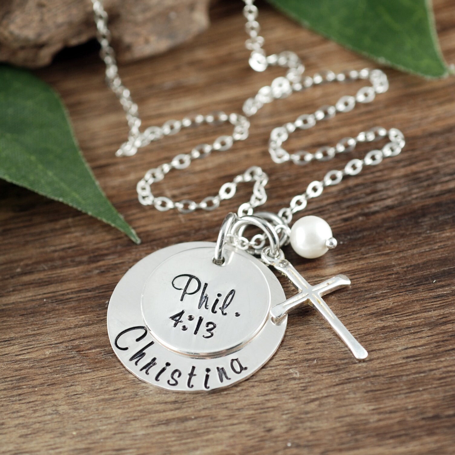 Personalized Bible Verse Necklace, Confirmation Jewelry, Gift for Girl