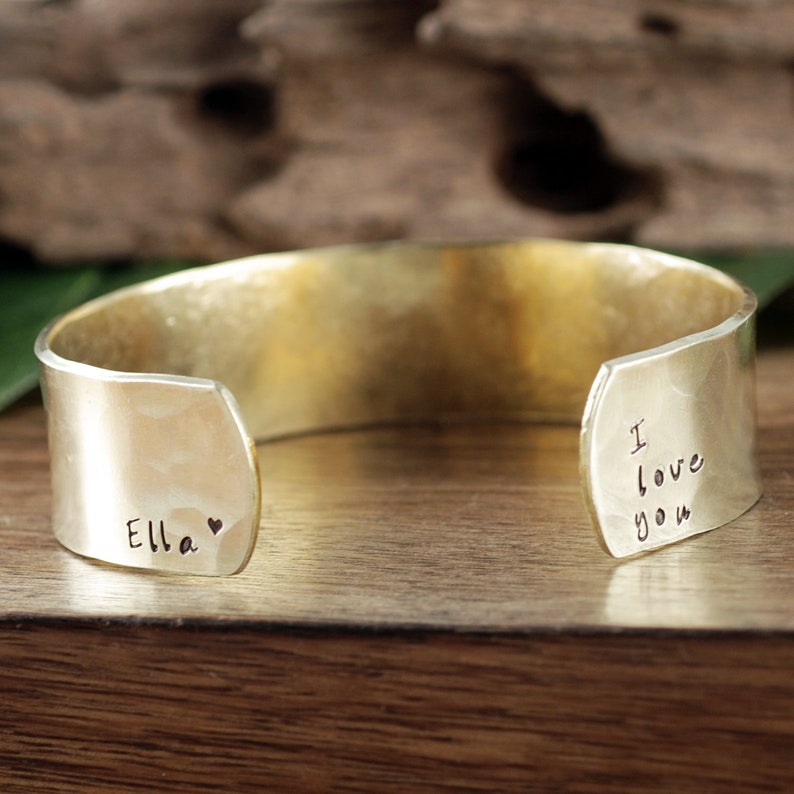 Personalized Cuff Bracelet Name Cuff Bracelet Etsy