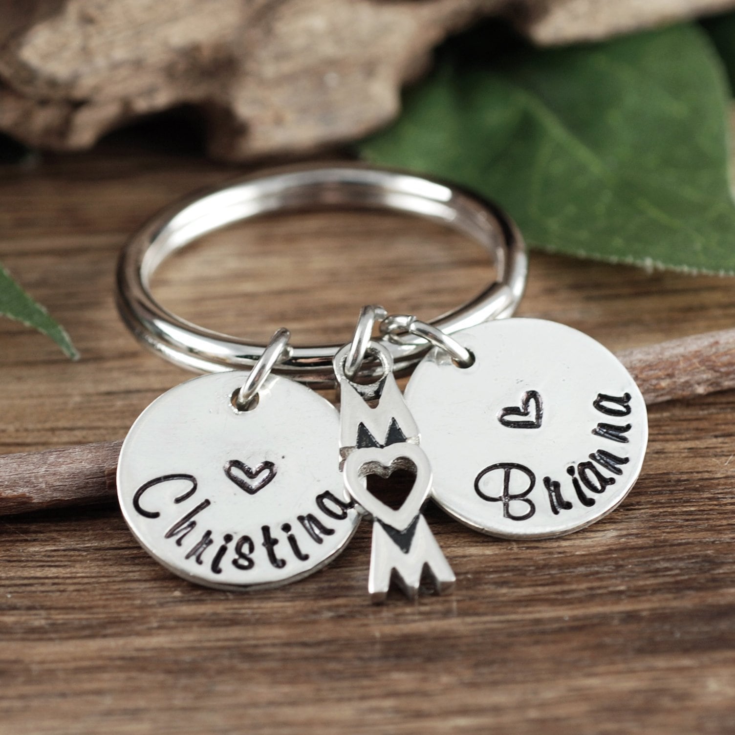 Personalized Mom Keychain, Custom Mom Keychain, Mother's