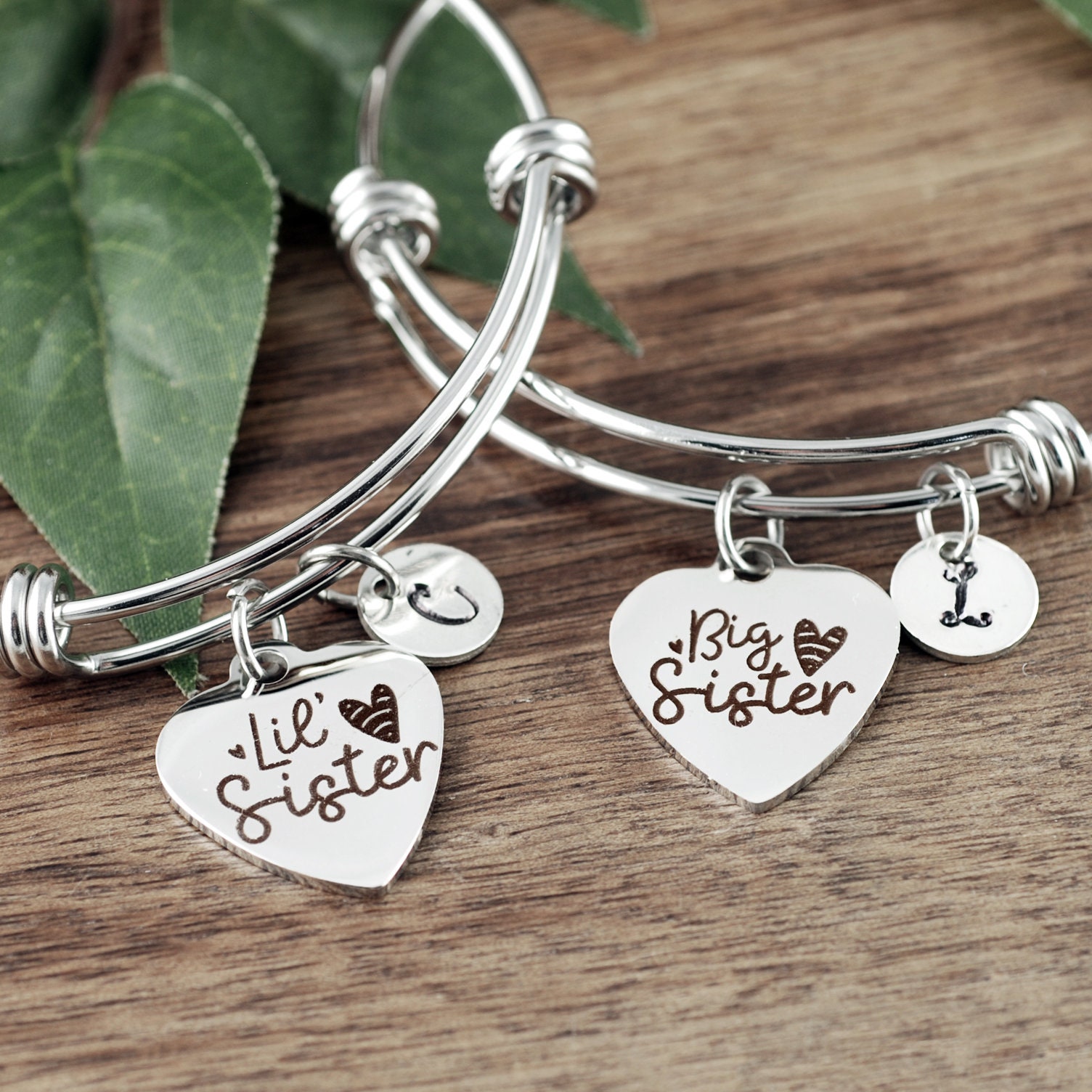 Personalized bracelets for sisters Clearance