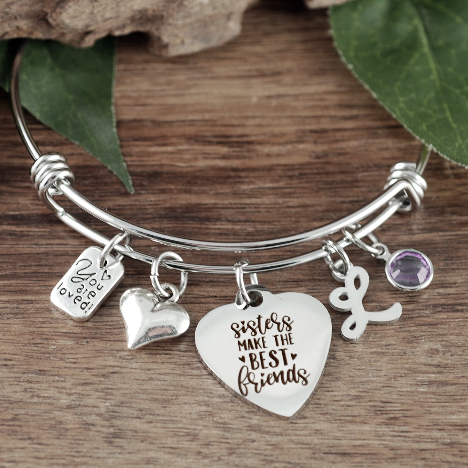Bracelet for Sisters Sisters Bracelet Charm Sisters Bracelet Etsy
