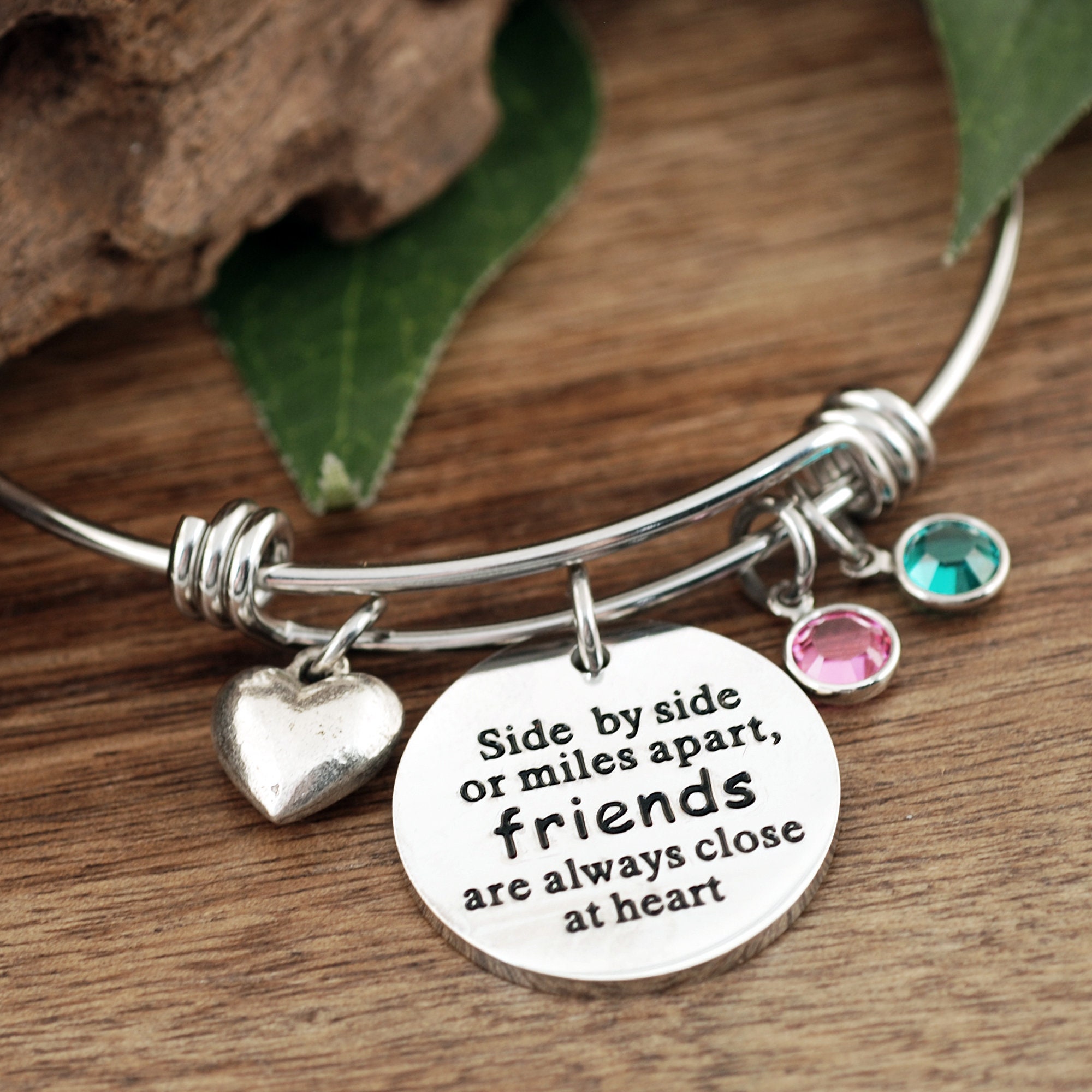 Regalos para amigas de larga distancia, Good Friends are Always Close to  Heart, regalo de recuerdo de amistad, graduación de cumpleaños para mejor