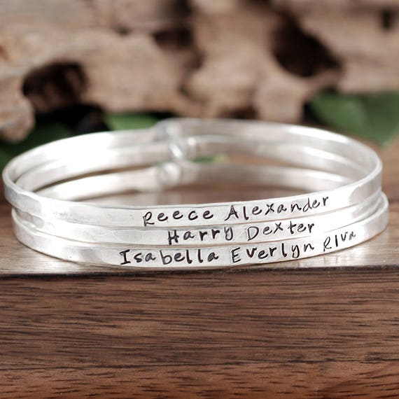Personalized Name Bracelet Gift for Mom Children s Name Bracelet