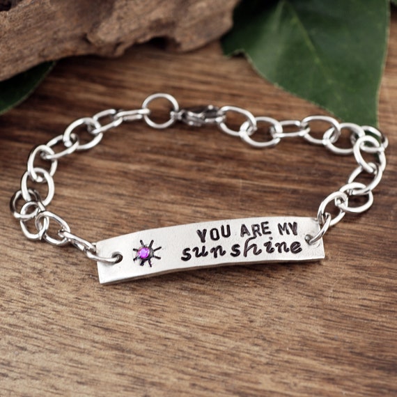 You Are My Sunshine Bracelet, Sunshine Jewelry Gift, Sunshine Jewelry for  Kids, Gift for Daughter, Gift for Granddaughter 