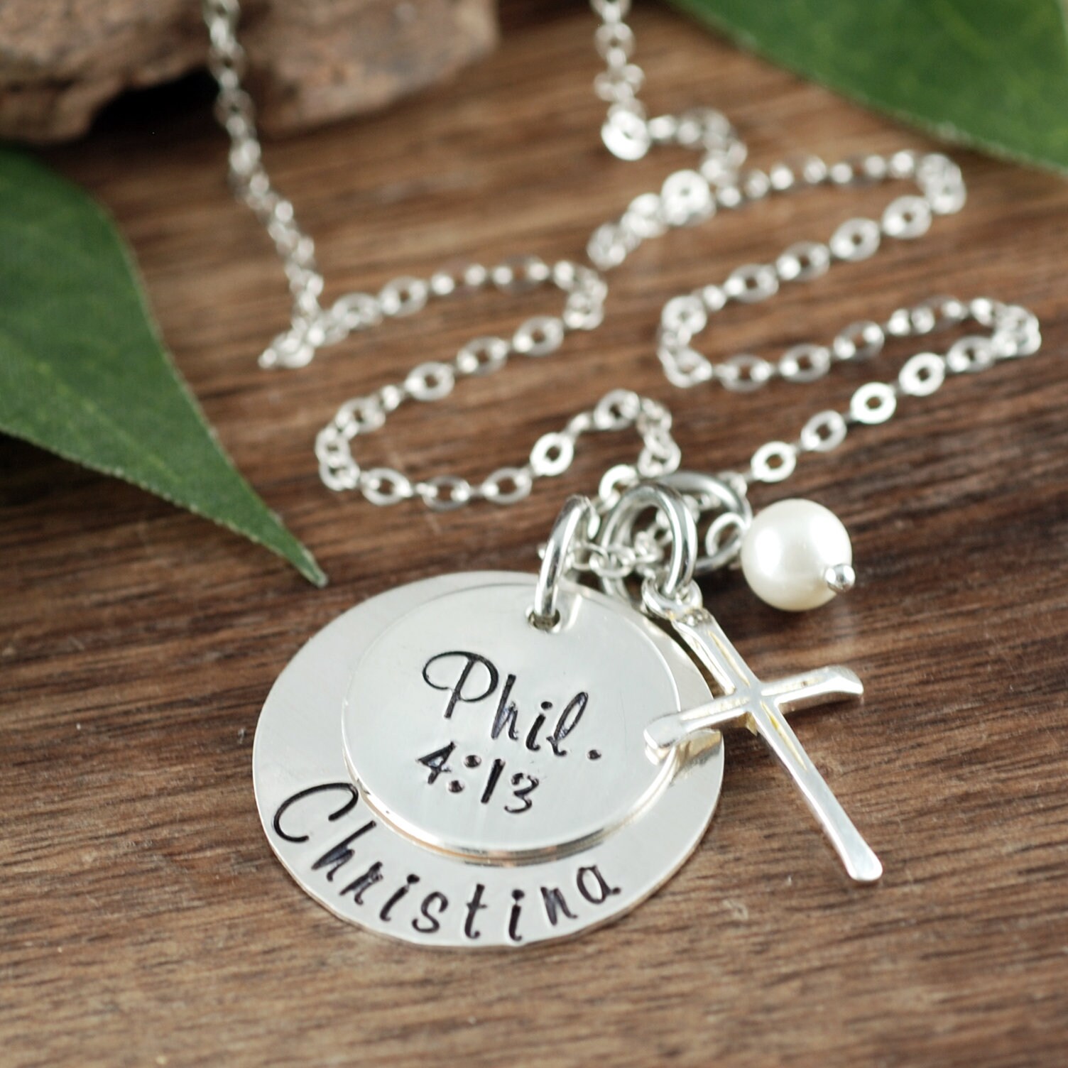 Personalized Bible Verse Necklace, Confirmation Jewelry