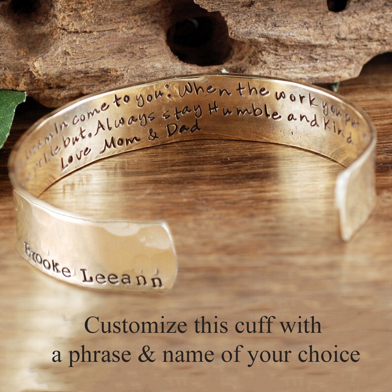 Custom Cuff Bracelet Personalized Cuff_bracelet Personalized Etsy