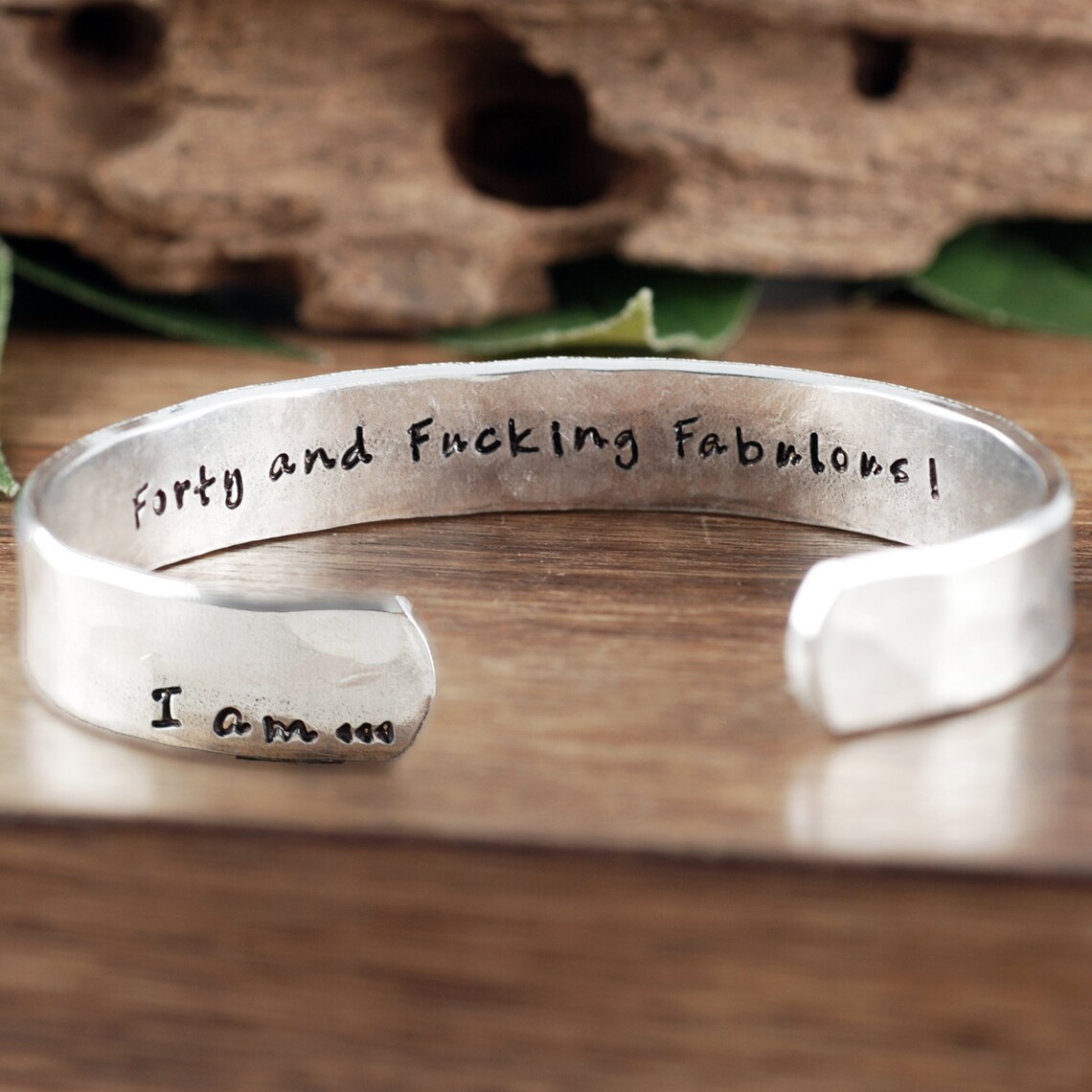 I Am Bracelet Forty and Fabulous Gift I Am Jewelry | Etsy