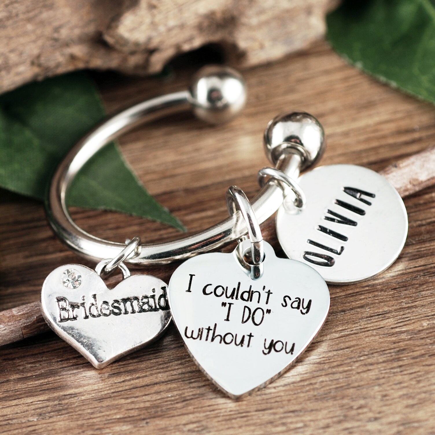maid of honor keychain