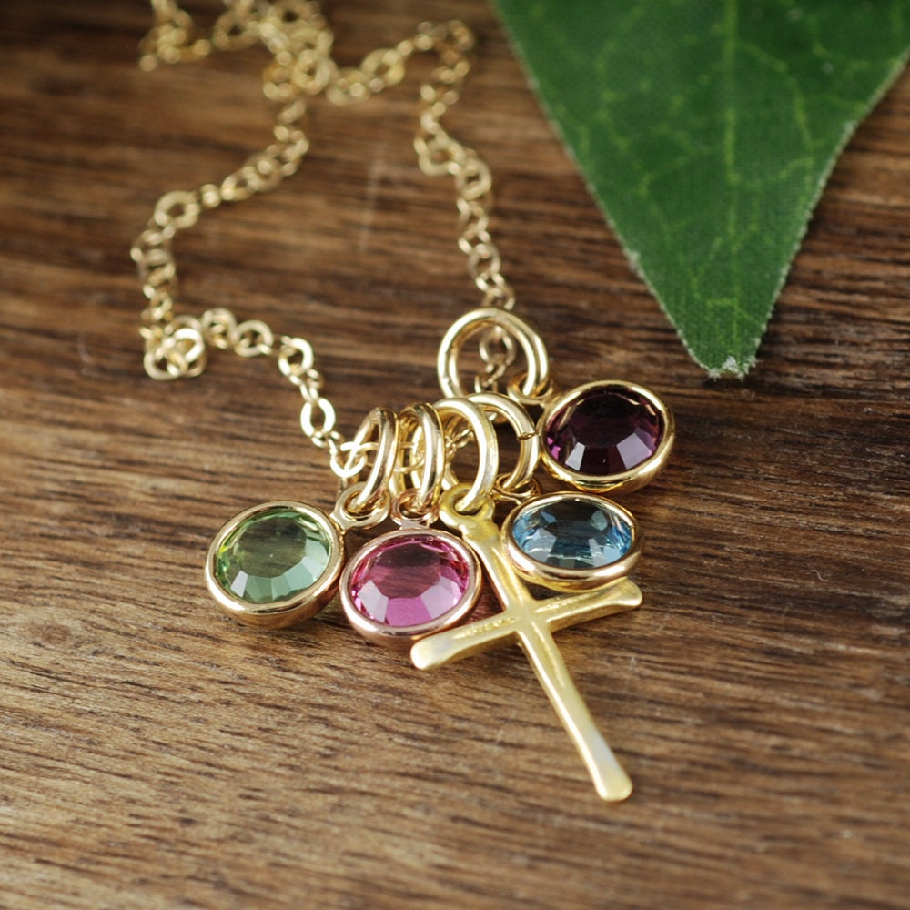 grandmother necklace personalized gold