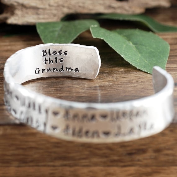 Personalised grandma bracelet sale