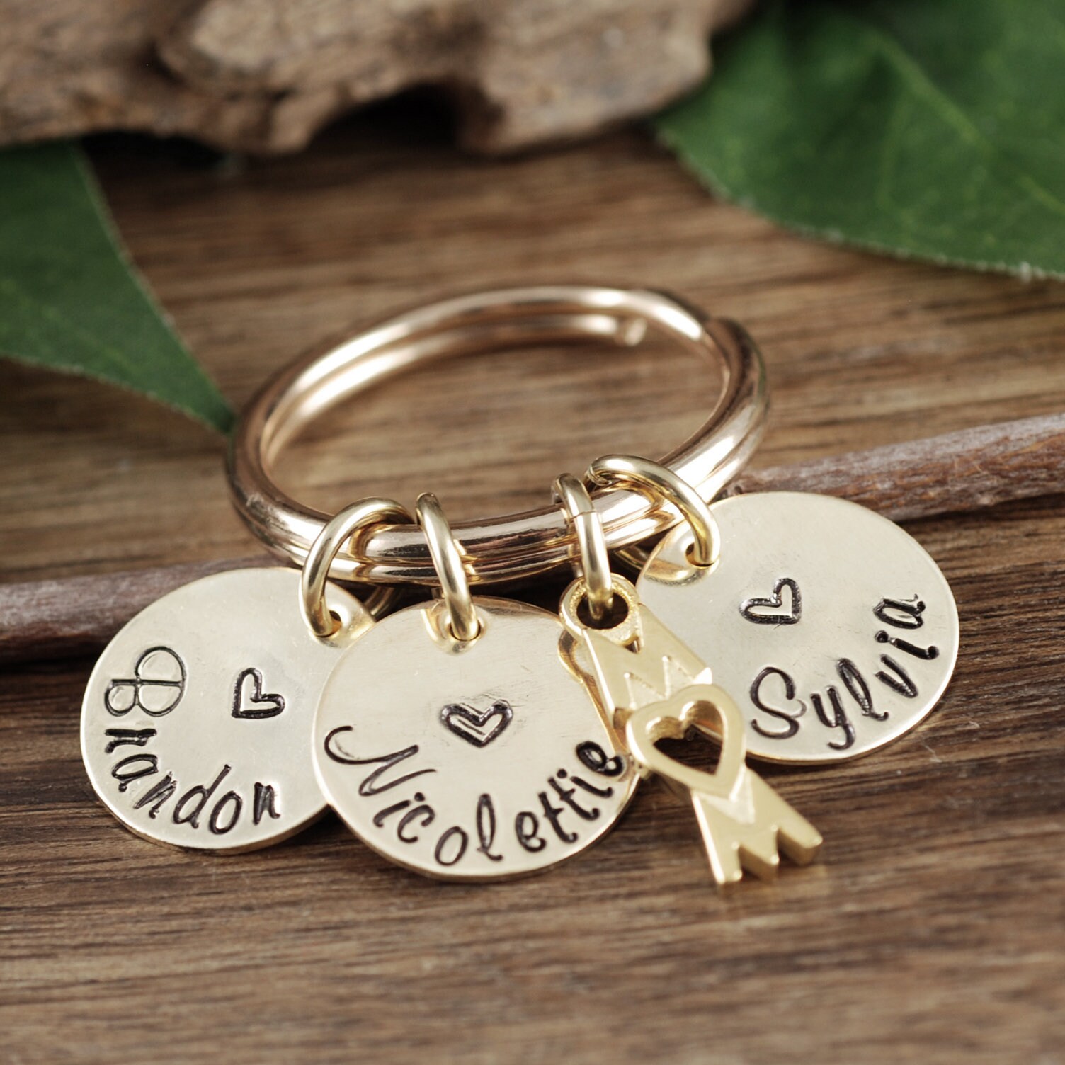 Personalized Mom Keychain D3B