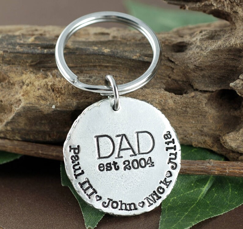 Father's Day Gift Personalized Key Chain for Dad Dad Etsy