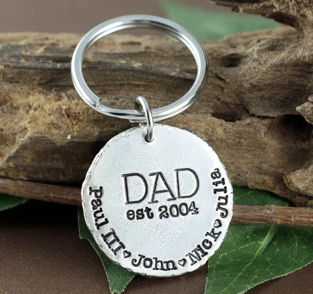 personalized keychains for dad