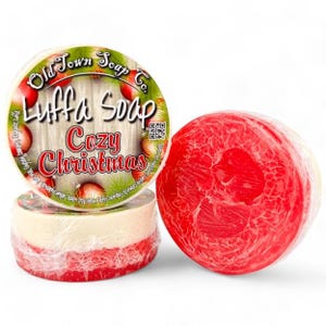 Jabones de luffa con aroma navideño - Navidad acogedora