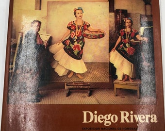 Diego Rivera Vintage Art Book 1978 Hardcover spanish