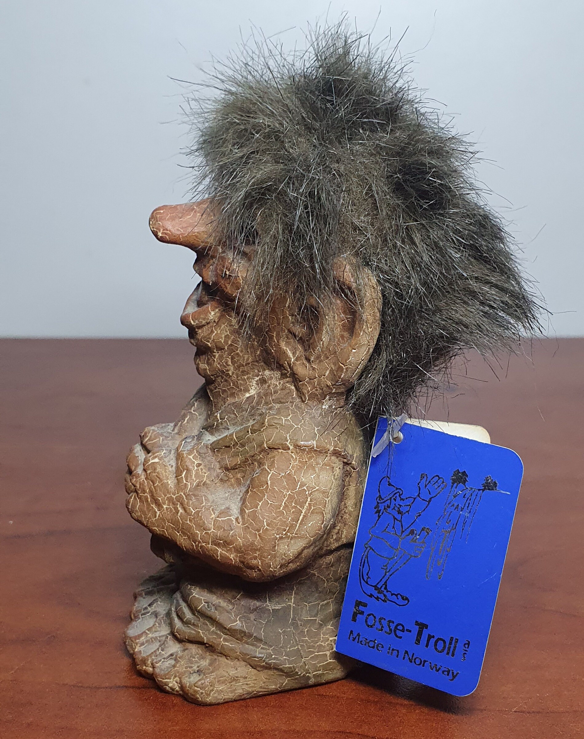 Troll Fosse Norway Troll Il Pescatore con Rete Anno 1998 (da