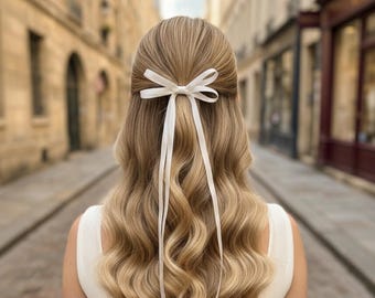 Gold Pearl Bow Hair Clip Set, Party Accessories - Etsy