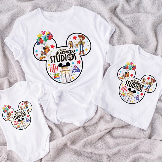 Disover Disney World Hollywood Studios 2022 Family Matching T-Shirts