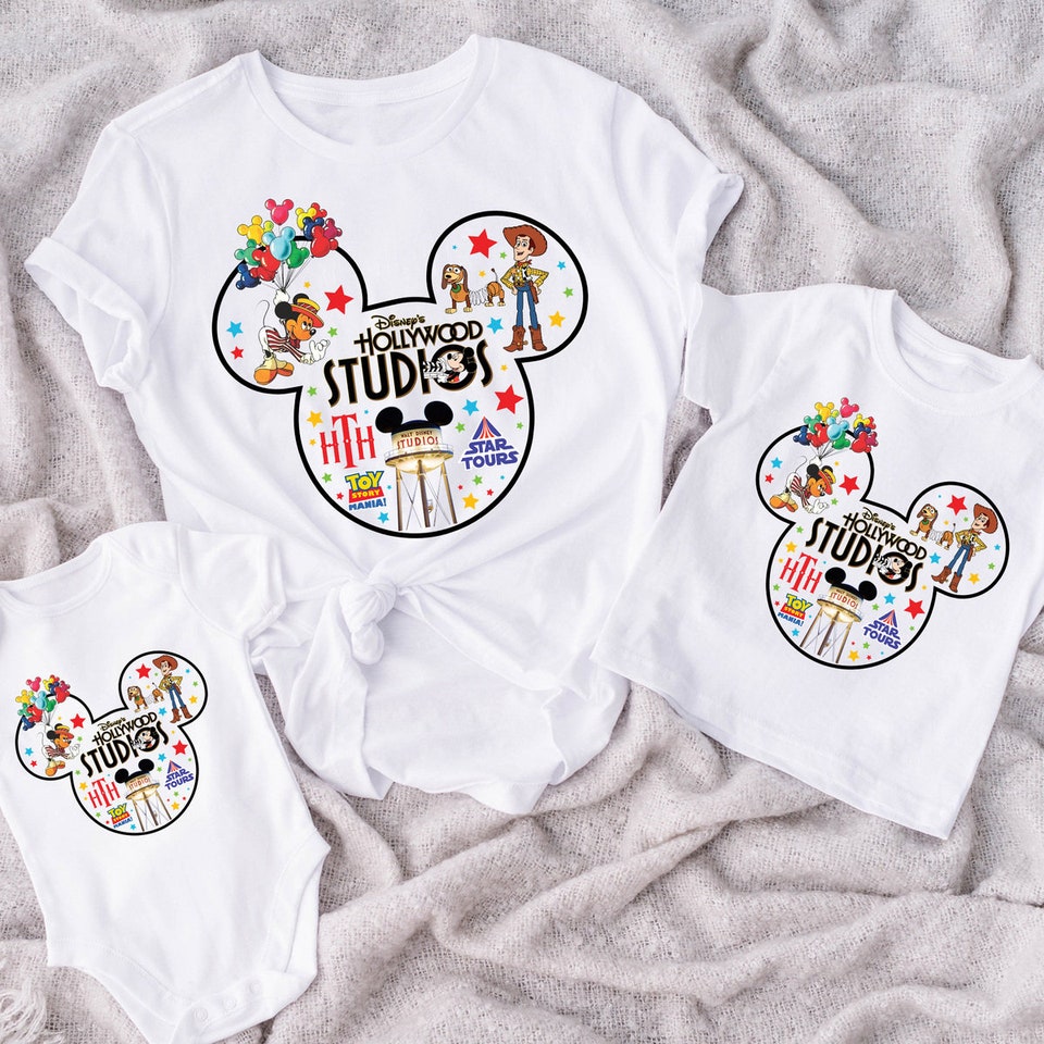 Discover Disney World Hollywood Studios 2022 Family Matching T-Shirts