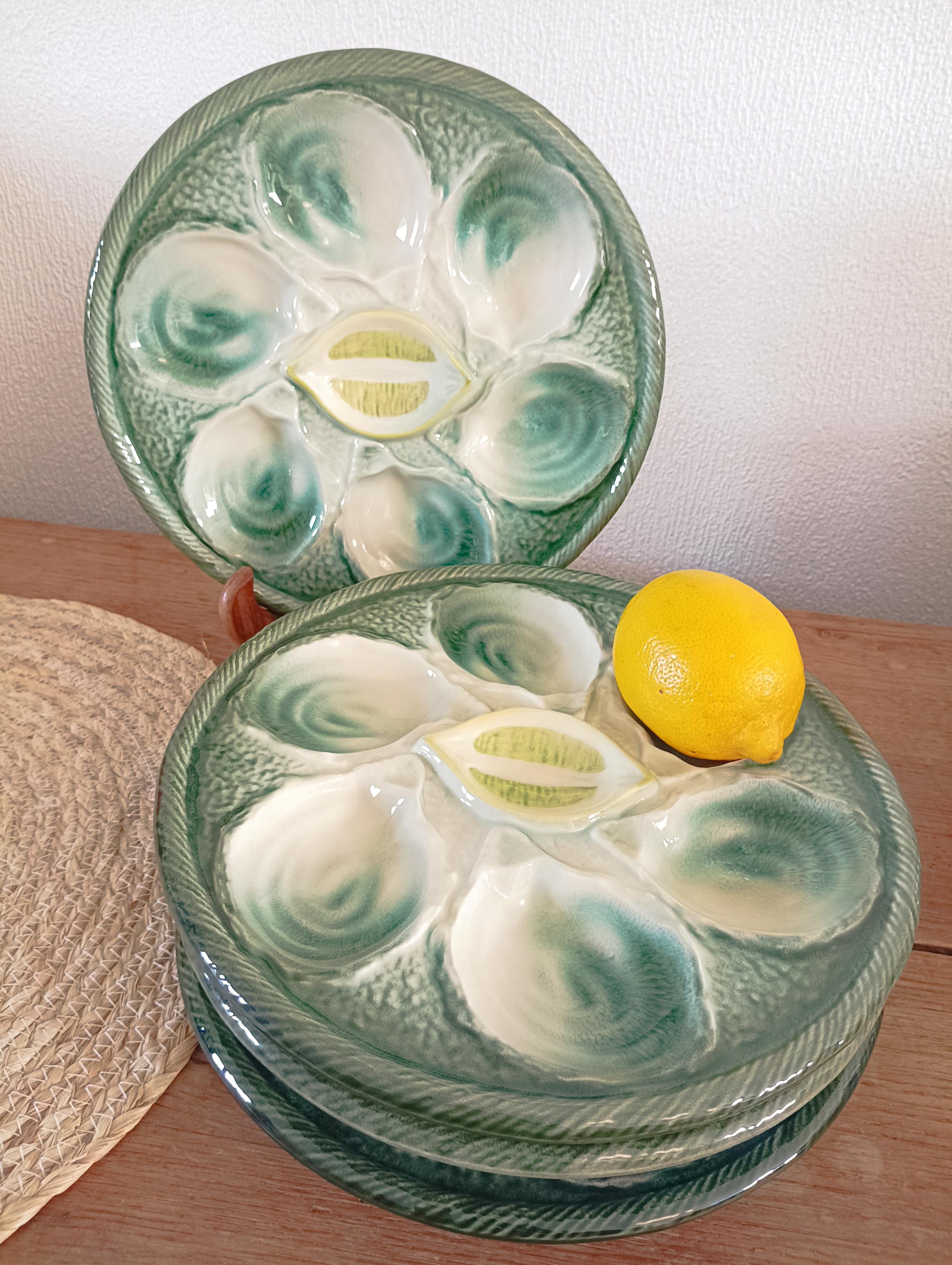 Marius Giuge (1909-1980) 制作 牡蠣用のお皿 *状態良 Marius Giuge