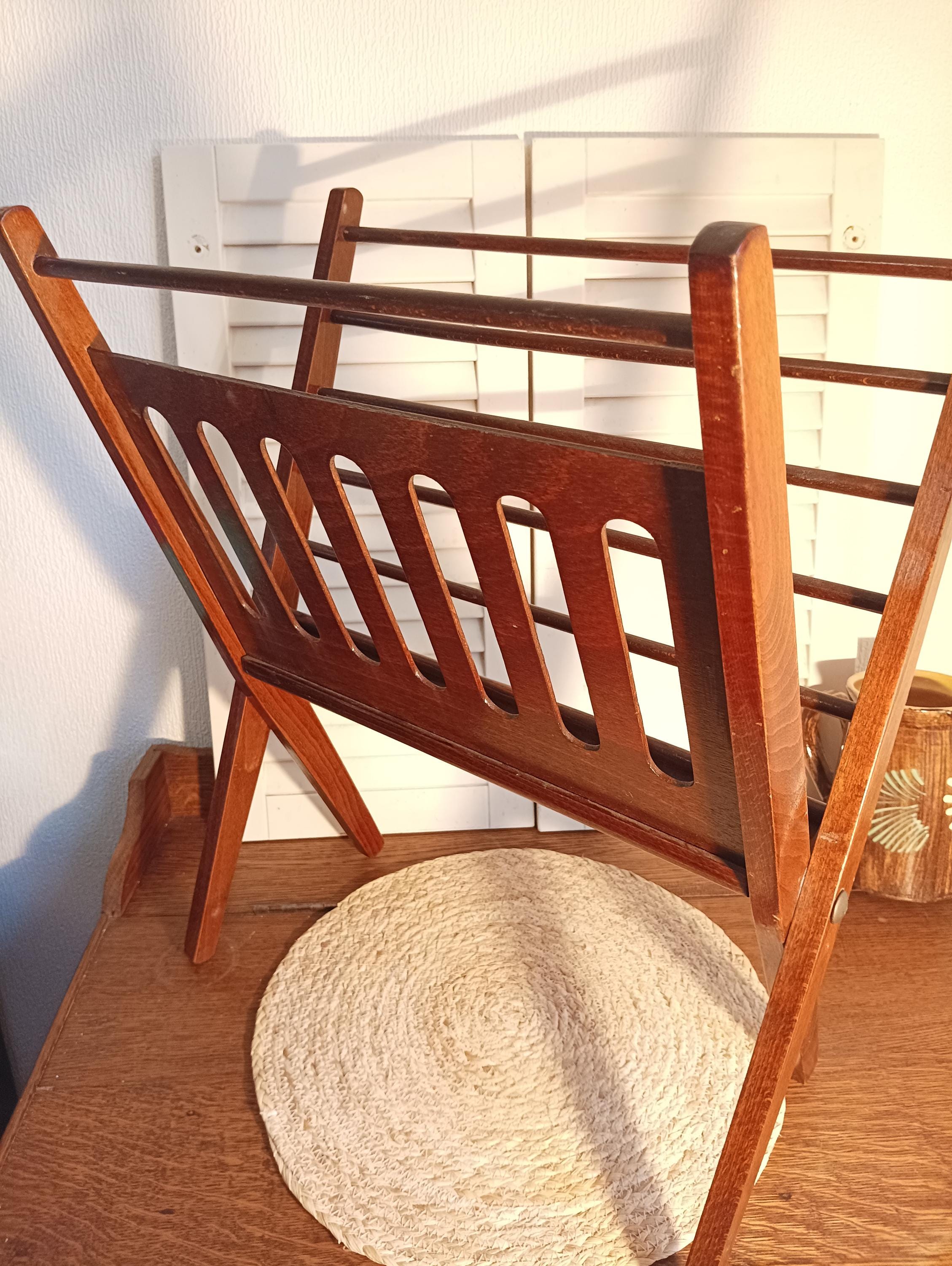 Vintage Magazine Rack - Etsy