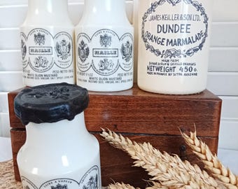 Vintage James Keiller Dundee Marmalade Crock Jar With Lid - Etsy