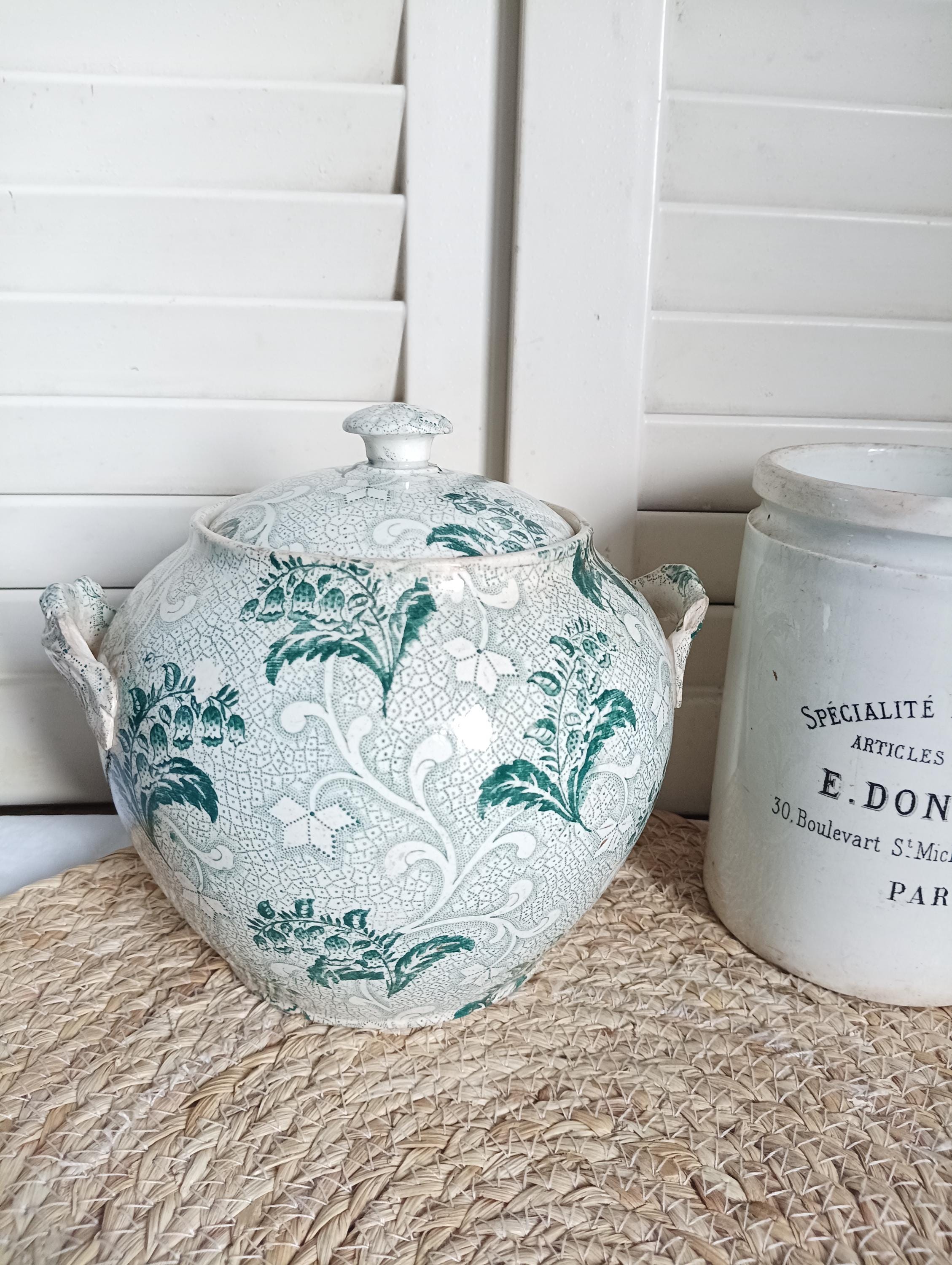 Creil Montereau Pot - Etsy
