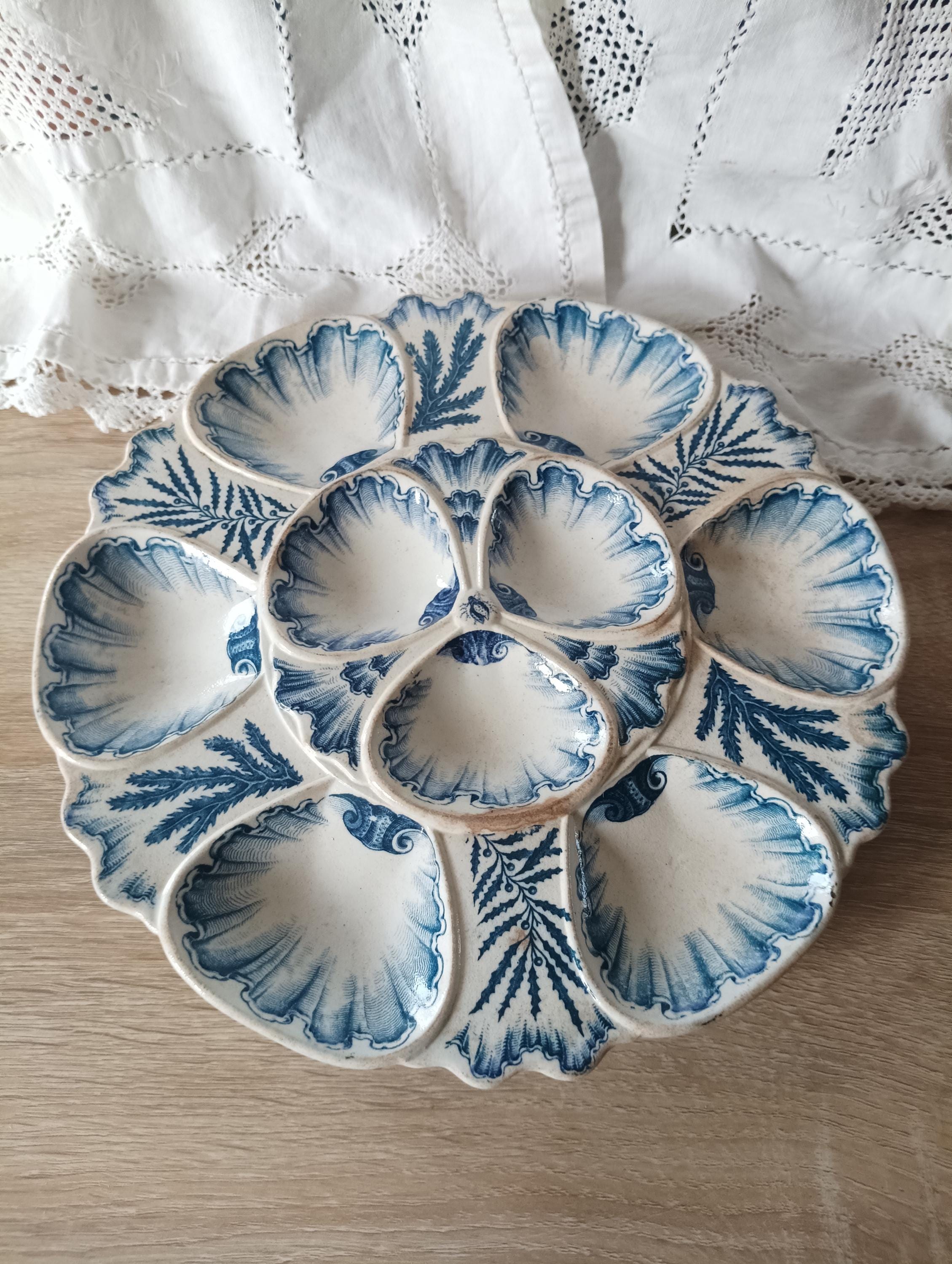 フランスJULES VIEILLARD REBUS 皿 Jules Vieillard - Etsy