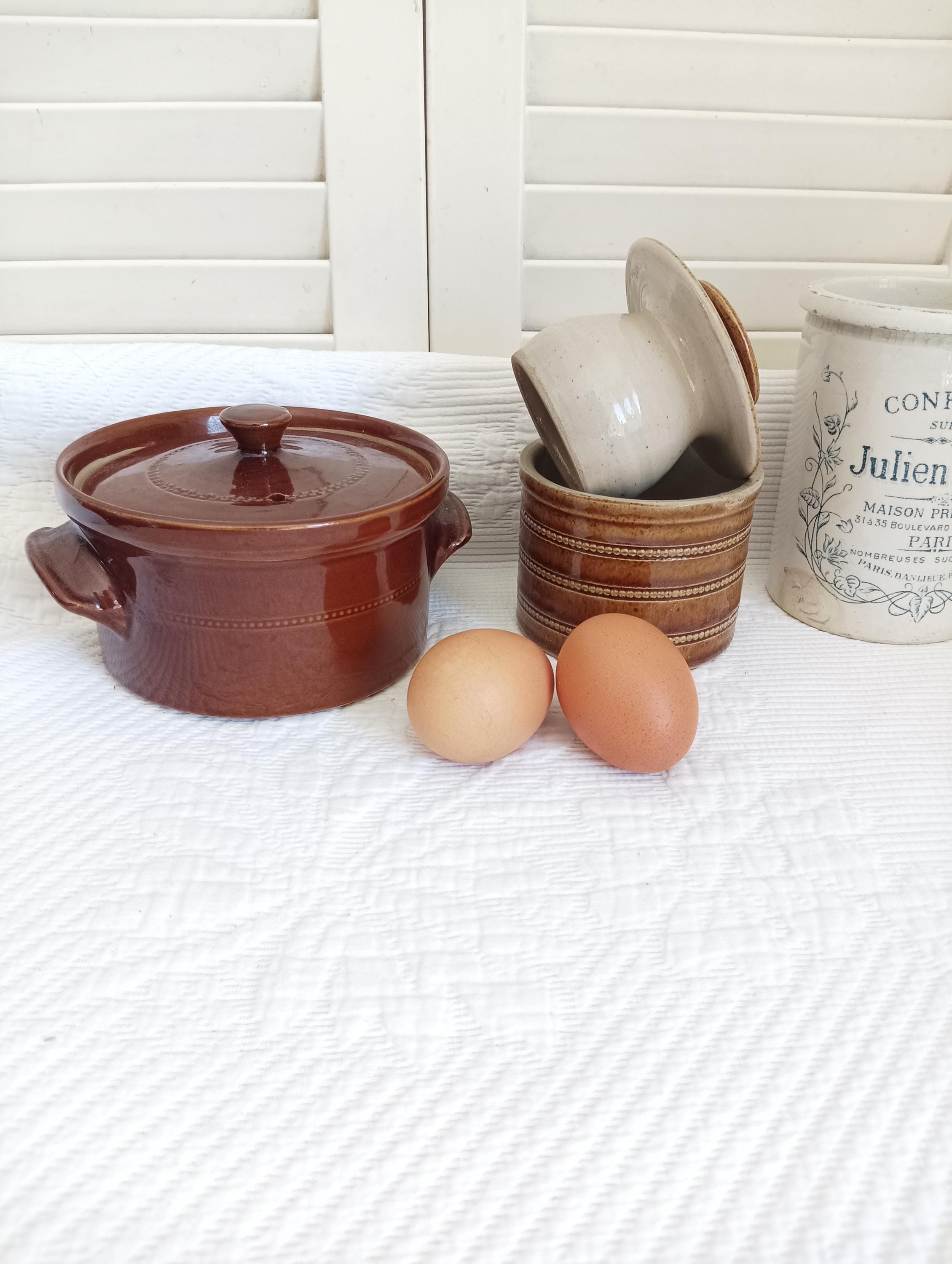 英国アンティーク ストーンウェア キャニスター / Pearson & Co Antique Pearsons - Etsy