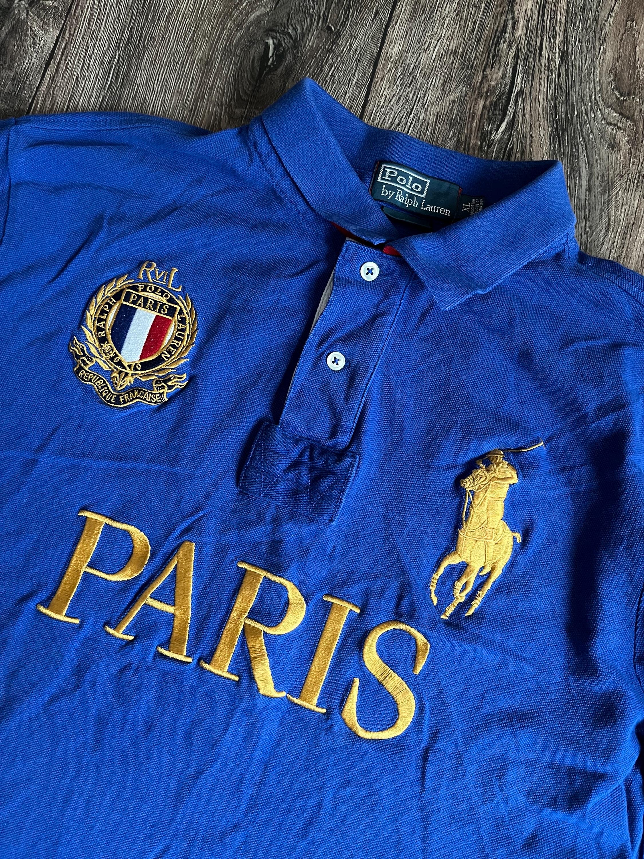 Vintage Polo Ralph Lauren Big Logo Polo Shirt Button Ups - Etsy