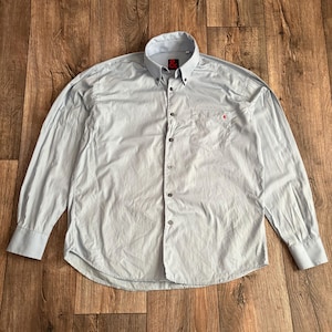 Dolce & Gabbana Vintage Pocket L/S Button Up Blue Shirt