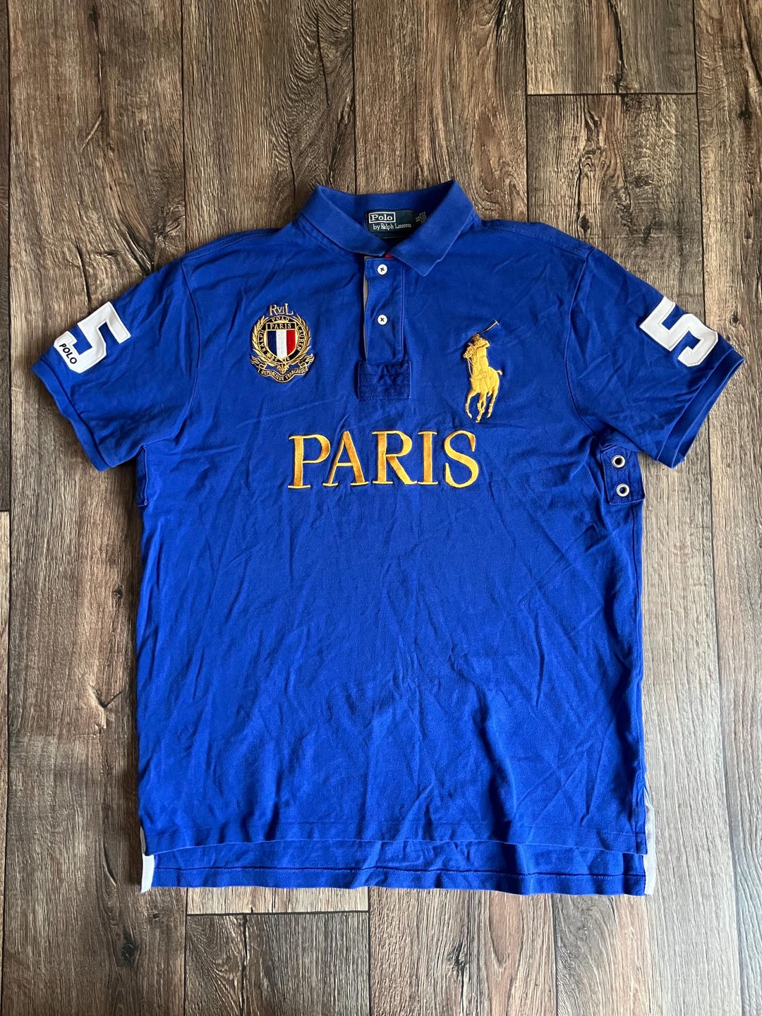 Vintage Polo Ralph Lauren Big Logo Polo Shirt Button Ups - Etsy