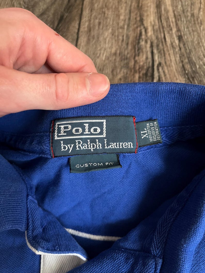 Vintage Polo Ralph Lauren Big Logo Polo Shirt Button Ups - Etsy