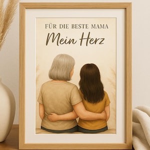 gepersonaliseerd cadeau voor mama | Moederdag cadeau | Moederdag cadeau | Verjaardagscadeau | Familiefoto | Individueel portret
